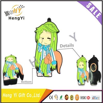 pvc钥匙扣GC抖音可爱创意硅胶电梯卡套门禁卡扣钥匙扣